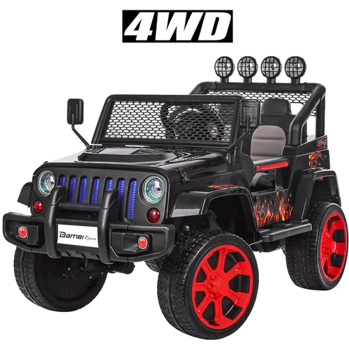 Детский электромобиль Джип Bambi Racer Jeep Wrangler, черный (M 3237EBLR-2-3): Вес, кг 28.45