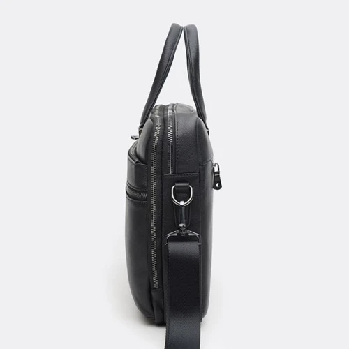 Мужская сумка мессенджер Ricco Grande черная (K17522-3-black): Фактура Матовая, Гладкая