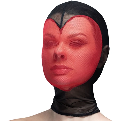 Маска сердце сетка с полностью закрытым лицом Feral Feelings - Hearts Mask Black/Red: Производитель Feral Feelings