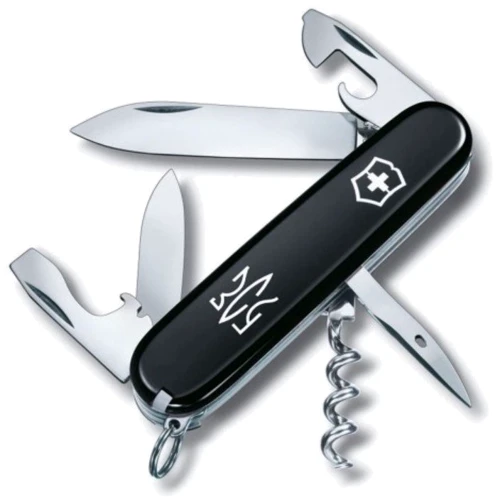 Мультитул Victorinox Spartan Ukraine 91мм/12 функцій/чорний /Трезубець ЗСУ (1.3603.3_T0390u)