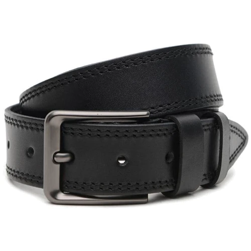 Чоловічий ремінь Borsa Leather чорний (V1125GX06-black)
