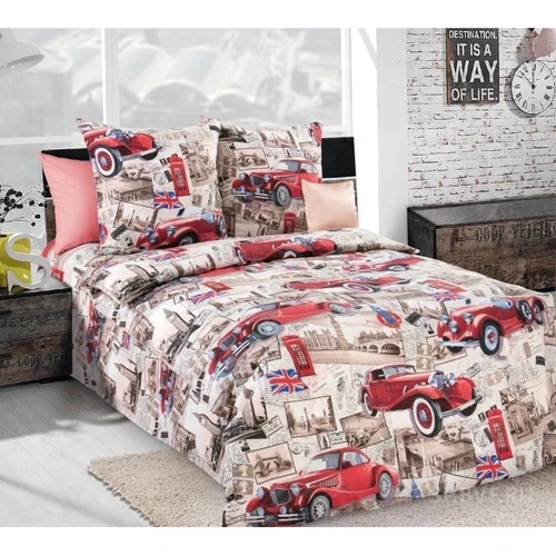 Детское постельное белье Кондор Тачки бязь полуторный макси (1104832313): Тип постельный комплект