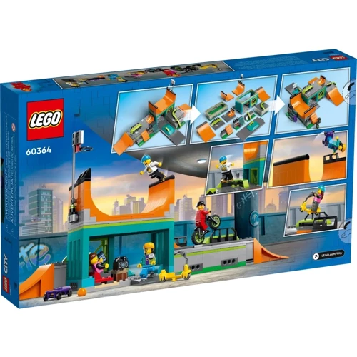 Конструктор LEGO Friends Уличный скейт-парк (60364): Количество деталей, шт. 454