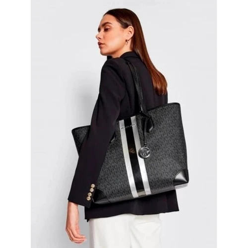 Женская сумка шоппер Michael Kors LG TOTE темно-серая (30F2SV0T3V023): Тип Сумки