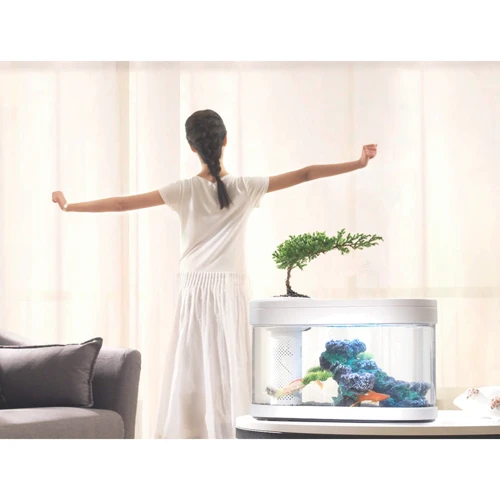 Аквариум Xiaomi Eco fish tank White 382х166х229 мм (HF-JHYG001) фото 3