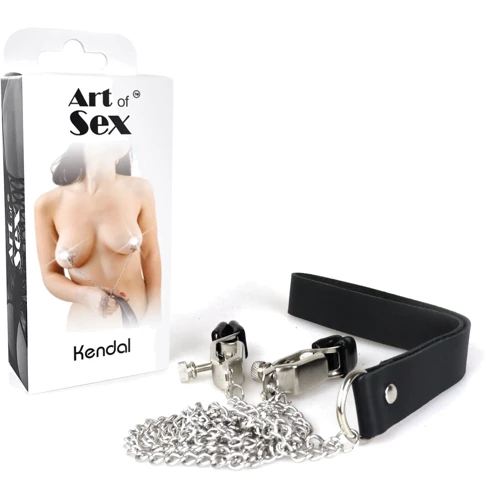 Зажим для сосков с поводком Art of Sex - Kendal