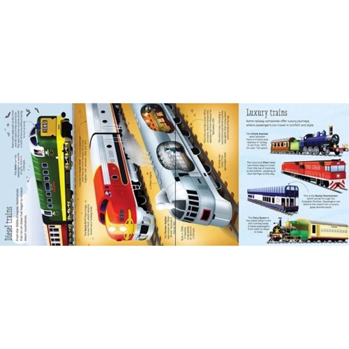 Big Book of Trains / Велика книга потягів: Количество страниц 16