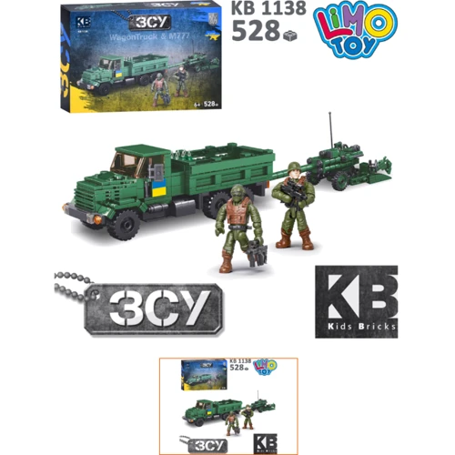 Конструктор LimoToy машина M777 528 детали (KB 1138): undefined undefined