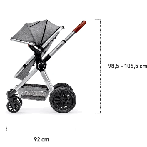 Универсальная коляска 3 в 1 Kinderkraft Veo Black/Gray (KKWVEOBLGR3000): Пол ребенка девочка, мальчик