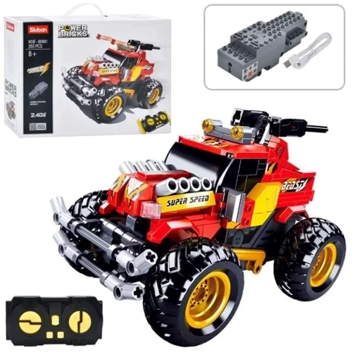 Конструктор Sluban Внедорожник аккумуляторный на радиоуправлении (M38-B0991): undefined undefined