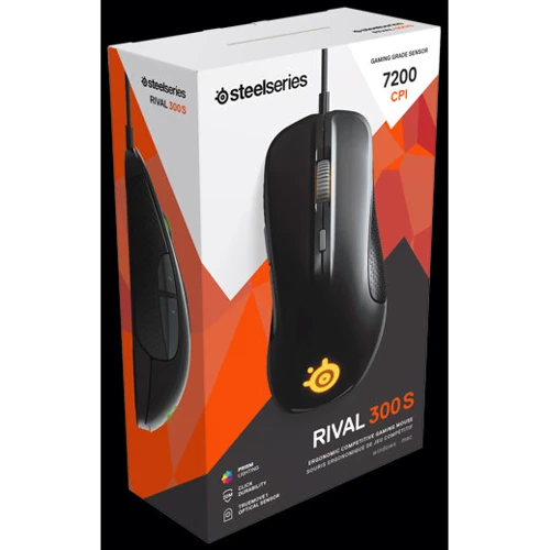 Мышь SteelSeries Rival 300S (62488): Интерфейс подключения проводная USB