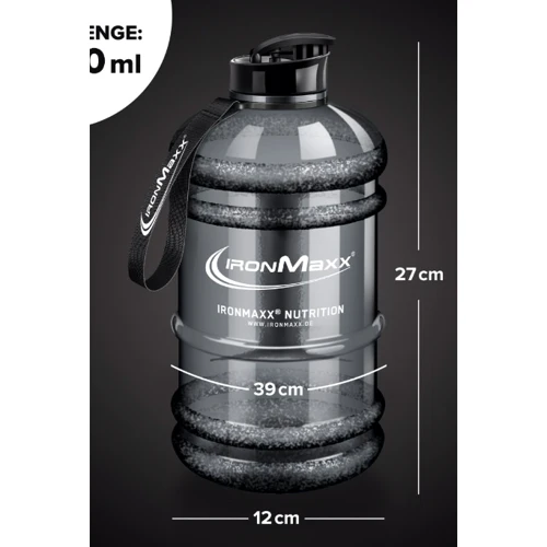 Шейкер IronMaxx IM Water Gallon 2200 ml серый: Страна производитель США