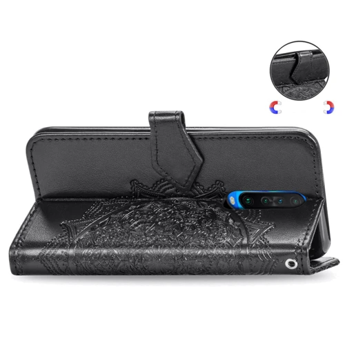 Чехол для телефонов Mobile Case Book Cover Art Leather Black for Xiaomi Redmi K30/Poco F2: Материал искусcтвенная кожа