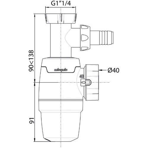 Сифон Wirquin (9541357)