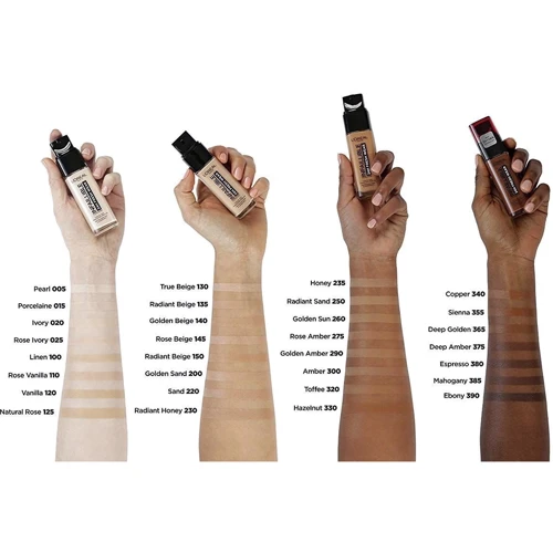 L'Oreal Paris Infallible 24h Foundation Fresh Wear №355 sienna Тональный крем 30 ml: Назначение Матирование, Выравнивание