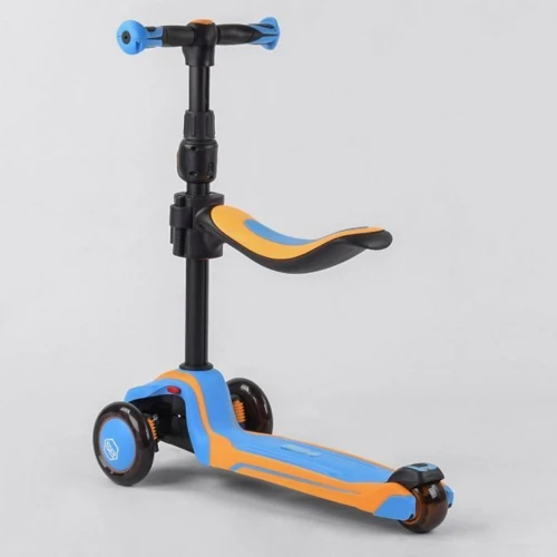 Самокат Best Scooter сине-оранжевый (JS-30918): Максимальная допустимая нагрузка, кг 60