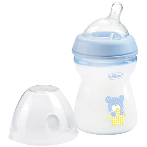 Пляшечка пластикова Chicco Natural Feeling NEW, 250 мл, 2м+ блакитна (81323.20) фото 9