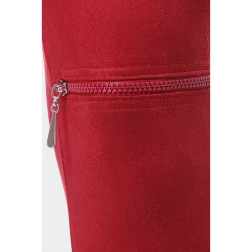 Леггинсы ArtStyleLeggings LSN-125G-46 46 бордовые: Посадка Средняя талия