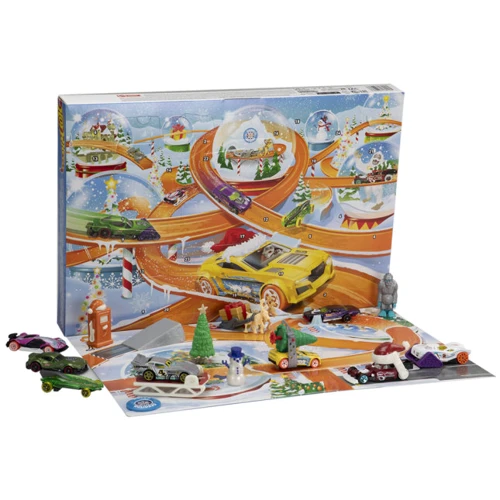 Адвент-календар Hot Wheels (HTG00): Масштаб 1:64
