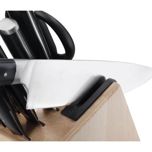 Набор кухонных ножей KitchenAid Coreline с подставкой 11 предметов и точило (KAG12STSNBXOBQ) фото 12
