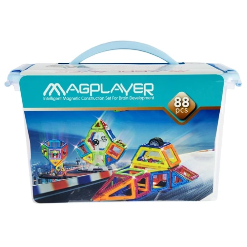 Магнитный констуктор MagPlayer 88 эд. (MPT-88) фото 3