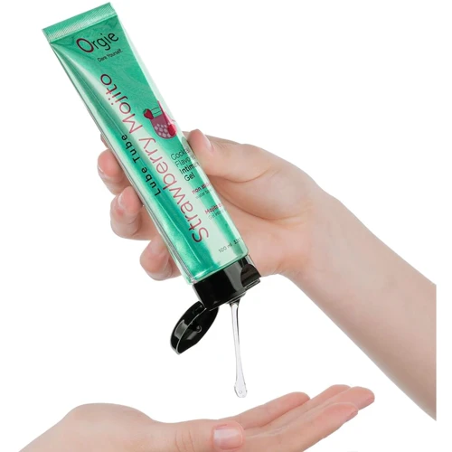 Лубрикант на водной основе Orgie Lube Tube Strawberry Mojito, 100 мл, вкус и аромат клубничного махито