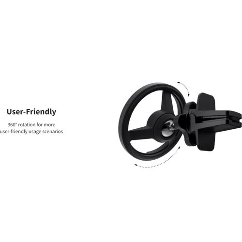 Держатель Switcheasy Car Holder Air Ven MagMount for MagSafe Charger Bracket Black (GS-114-154-244-11) for iPhone 16 I 15 I 14 I 13 I 12 series  фото 9
