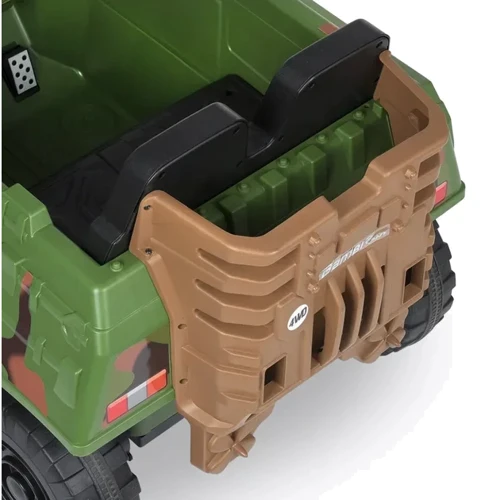 Детский электромобиль танк Bambi Racer 140W, зеленый (M 4862BR-5): Рекомендуемый возраст от 3 лет до 8 лет