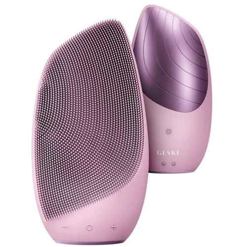 Звукова термощітка для обличчя GESKE Sonic Thermo Facial Brush 6 в 1 Pink (GK000007PK01): Тип Щетка