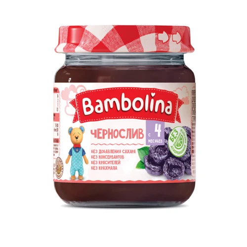 Пюре Bambolina Чернослив 100 г new (4813163001939)