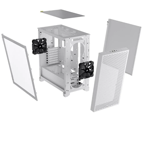 Корпус Corsair 3000D Tempered Glass White (CC-9011252-WW) фото 7