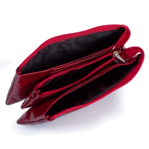 Женская косметичка Desisan красная (SHI063-500): Застежка Молния