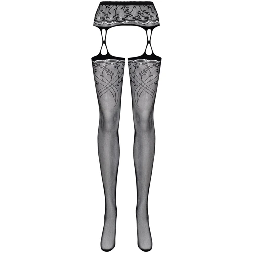 Эротические колготки Obsessive S206 black S/M/L