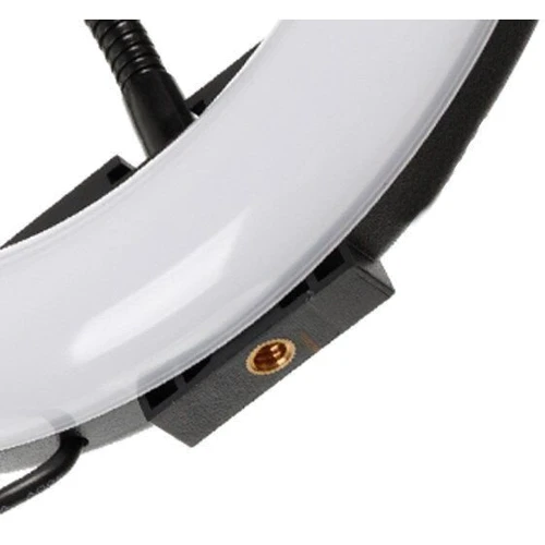 Кільцева лампа M-20 20см з власником, без підставки Чорний