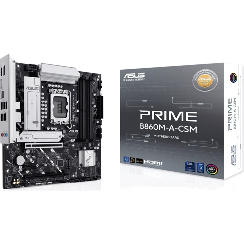 ASUS PRIME B860M-A-CSM UA: Разъемы на плате USB 2.0, USB 3.2 Gen 1, M.2, SATA 3.0