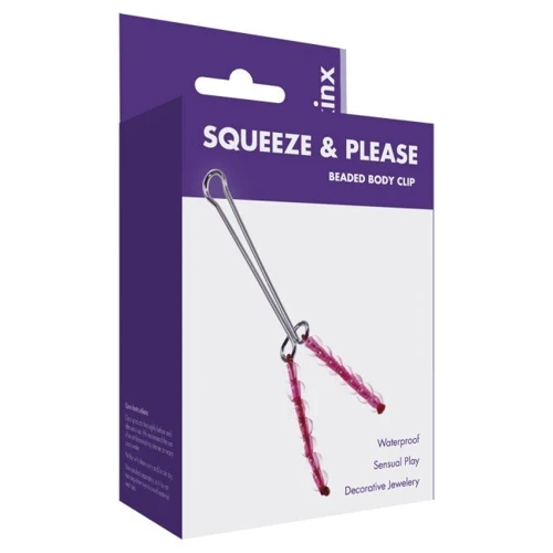 Зажим для клитора Squeeze n Please Beaded Clit Clip