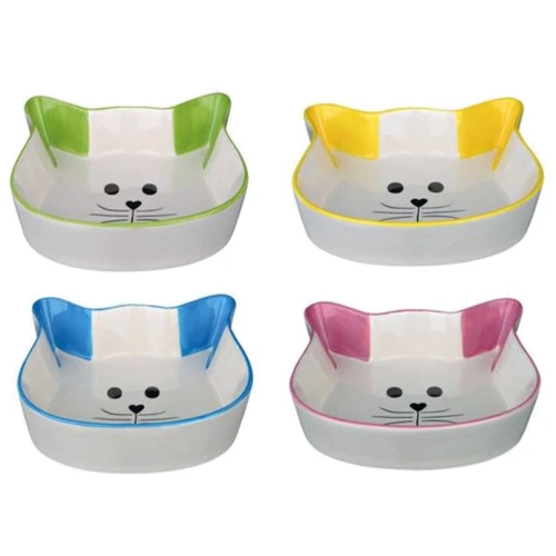 Миска Trixie котяча мордочка для котів 0.25 л 12 см (4047974244944)