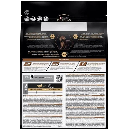 Сухой корм для собак Purina ProPlan Duo Delice с говядиной 2.5 кг (12338900): Тип Сухой корм