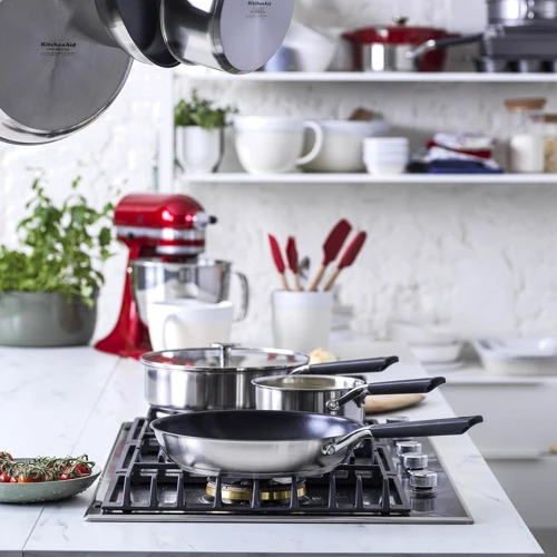Сковорода KitchenAid CSS 30 см (CC005703-001): Кришка в комплекті нет