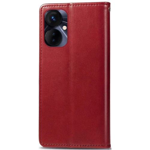 Чехол для телефонов Mobile Case GETMAN Gallant Red for TECNO Spark 9 Pro (KH7n): Материал искусcтвенная кожа и термополиуретан