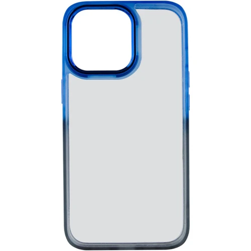 Чехол для iPhone TPU Case TPU+PC Fresh Sip Black/Blue for iPhone 13 Pro: Цвет синий