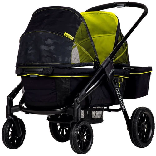 Прогулочная коляска Evenflo Pivot Xplore All-Terrain Stroller Wagon - Wayfarer фото 18
