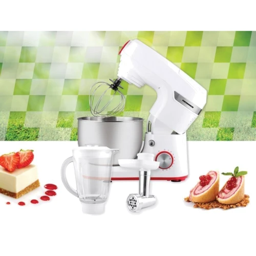 Кухонный комбайн Heinner HPM-1000WH: Объем чаши 5.5