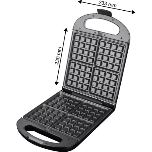 ECG S 4310 QUATTRE: Съемные пластины Для сэндвичей, Для гриля, Для вафель