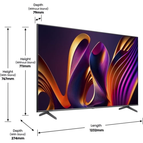 Телевизор Hisense 55E7NQ Pro: Операционная система VIDAA