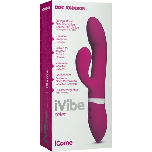 Вибратор iVibe Select iCome 11,5х3,8 см, розовый