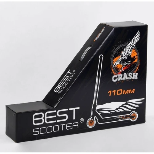Самокат трюковый Best Scooter CRASH черно-синий (37890): Количество колес 2