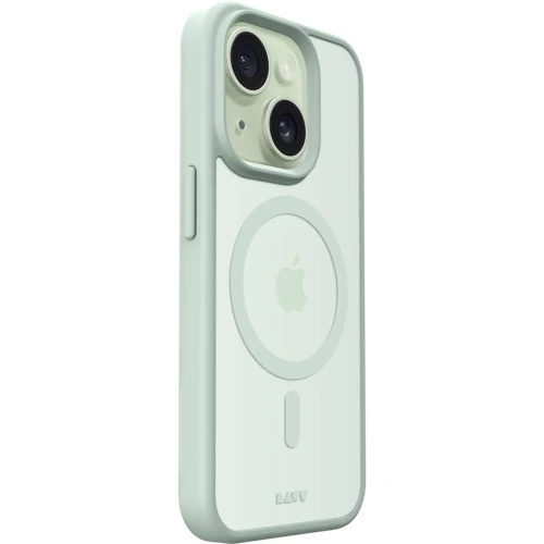 Чехол для iPhone LAUT HUEX PROTECT MagSafe Mint (L_IP23C_HPT_MT) for iPhone 15 Plus: Тип чехла накладка на заднюю часть