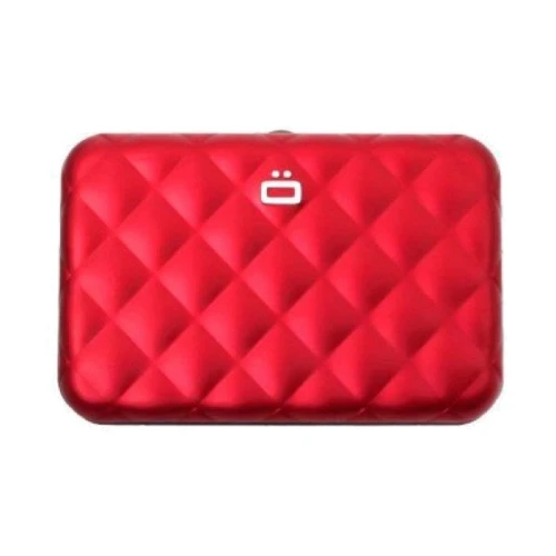 Кардхолдер Ogon Designs Quilted Button на 10 карт красный (QB_Red)