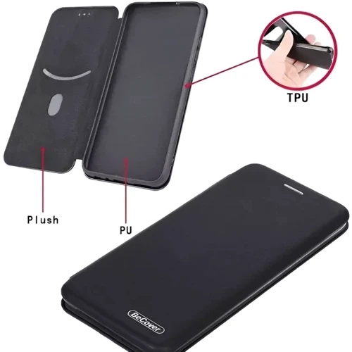 Аксессуар для смартфона BeCover Book Exclusive Black for ZTE Blade A72s (710290): Материал искусcтвенная кожа